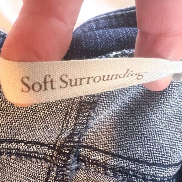 SOFT SURROUNDINGS PULL ON SKINNY CROP JEAN Large - Picture 6 of 14